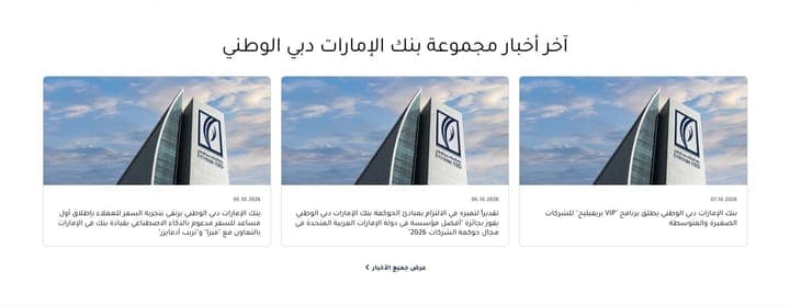 Emirates NBD — Card grid