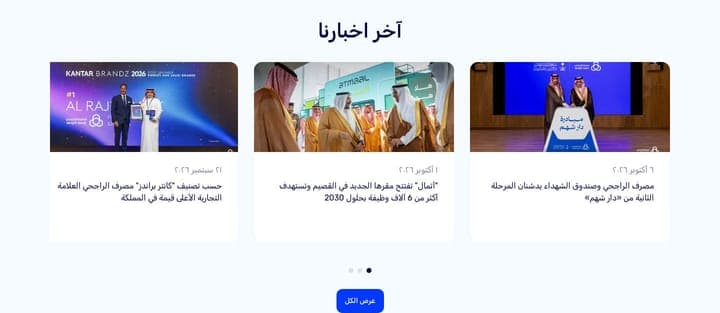 Al Rajhi Bank — Card grid